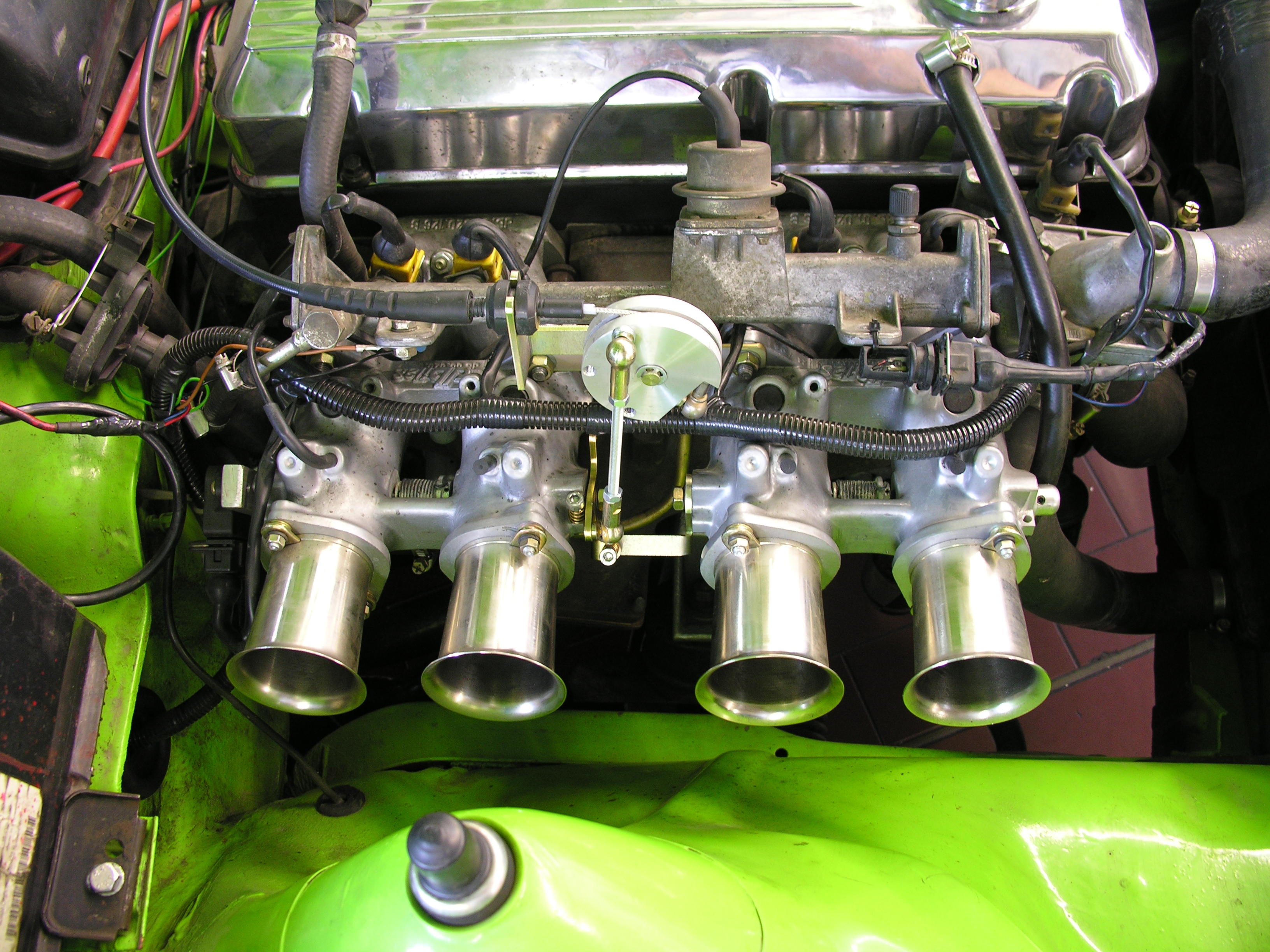 Mutli-throttle intake system for racing  for Opel / Vauxhall  2,2 - 2,4 8V CIH