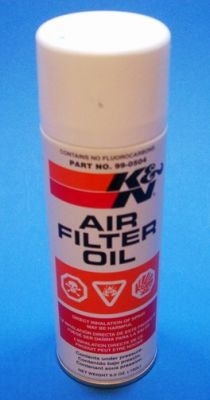 K&N air filter claener oil