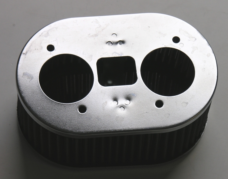 K&N sport air filter chrome 40/45mm,depth 63mm (Carburator system)