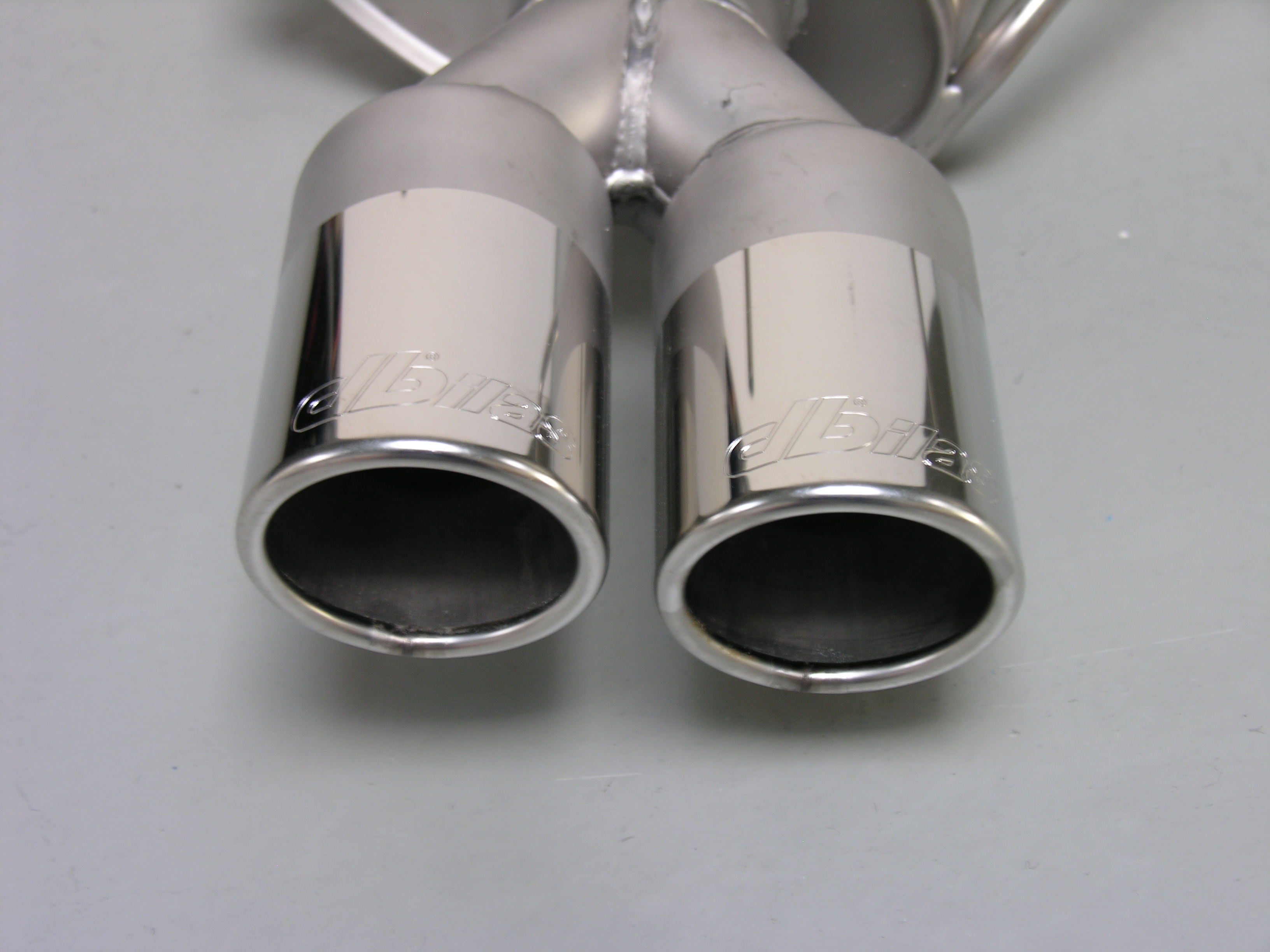 Stainless Steel - Exhaust systems for Opel / Vauxhall  Vectra B fro al  4 Cyl. engines  Tail pipe design 2x80mm