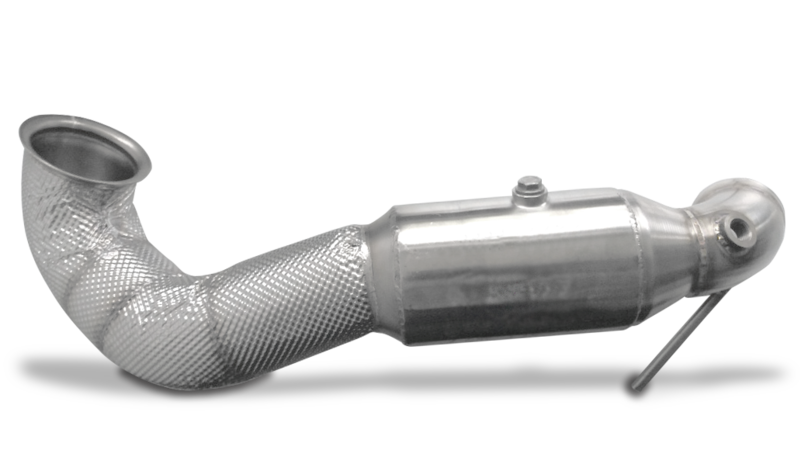 HJS Tuning downpipe for  Mercedes  AMG A45 2,0 Euro 6