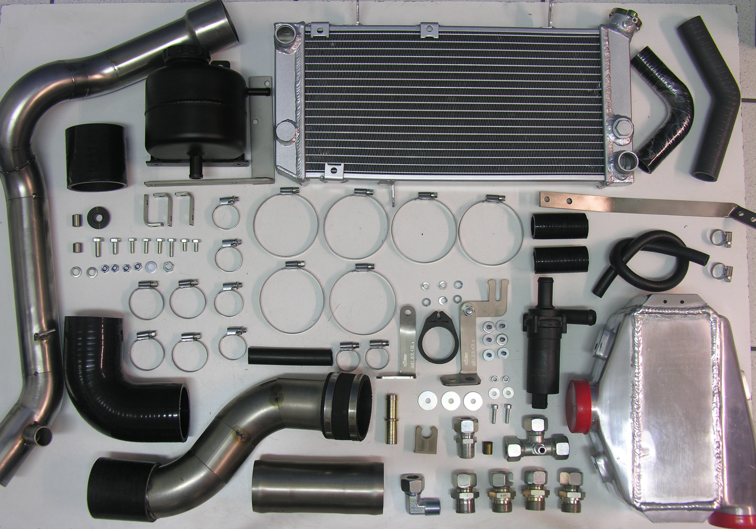 Water-cooled intercooler kit for Speedster 2,0 - 2,2 Turbo