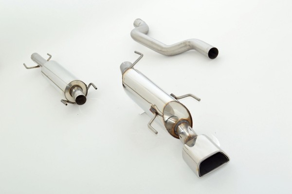 Stainless Steel - Exhaust systems for Opel / Vauxhall  Meriva A 1,6 16V OPC  80x140 Flanged trapezoid