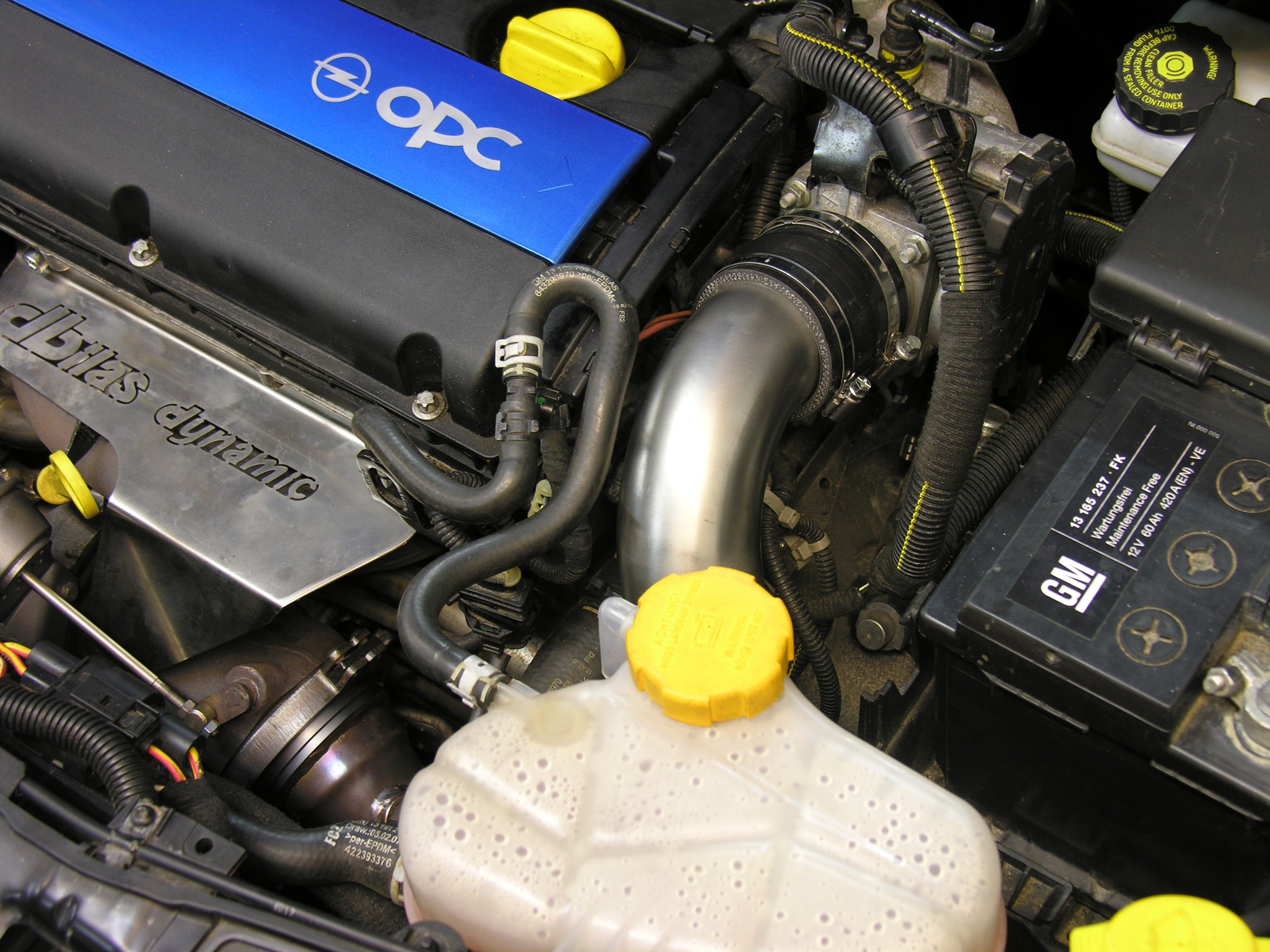 Verbindungsrohr vom Ladedrucksensor zur Drosselklappe aus Edelstahl Opel Corsa E B16LER